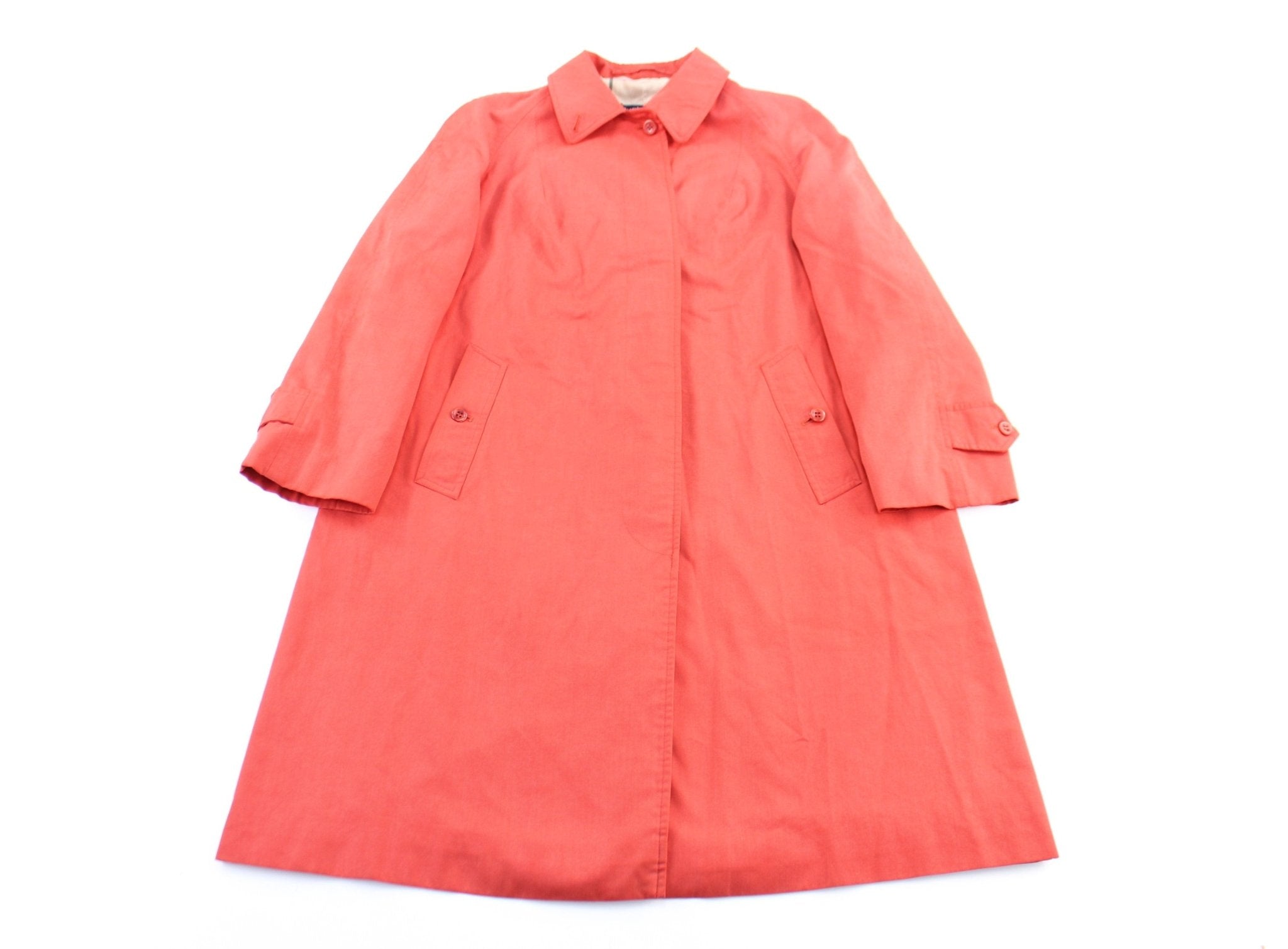 Women's Burberry Coral Trench Coat - ThriftedThreads.com