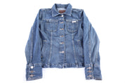Women's Calvin Klein Dark Wash Denim Jacket - Jacket - Thrifted Threads