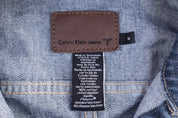 Women's Calvin Klein Dark Wash Denim Jacket - Jacket - Thrifted Threads