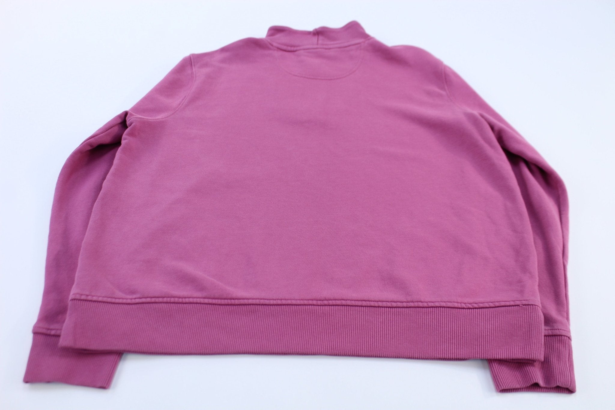 Women's Carhartt Half Zip Pink Pullover Sweater - Sweatshirt - Thrifted Threads
