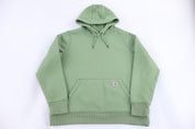 Women's Carhartt Logo Green Pullover Hoodie - Jackets - Thrifted Threads