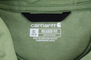 Women's Carhartt Logo Green Pullover Hoodie - Jackets - Thrifted Threads