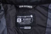 Women's Carhartt Logo Patch Black Full Zip Vest - Vest - Thrifted Threads
