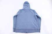 Women's Carhartt Logo Patch Blue Full Zip Hoodie - Jacket - Thrifted Threads