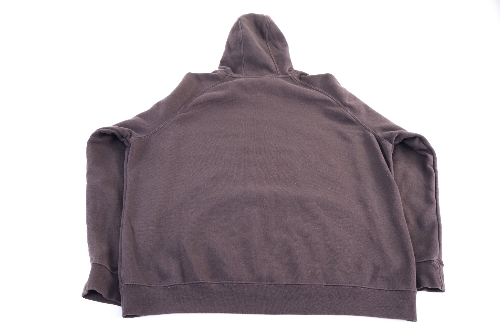 Women's Carhartt Logo Patch Brown Pullover Hoodie - Sweatshirt - Thrifted Threads