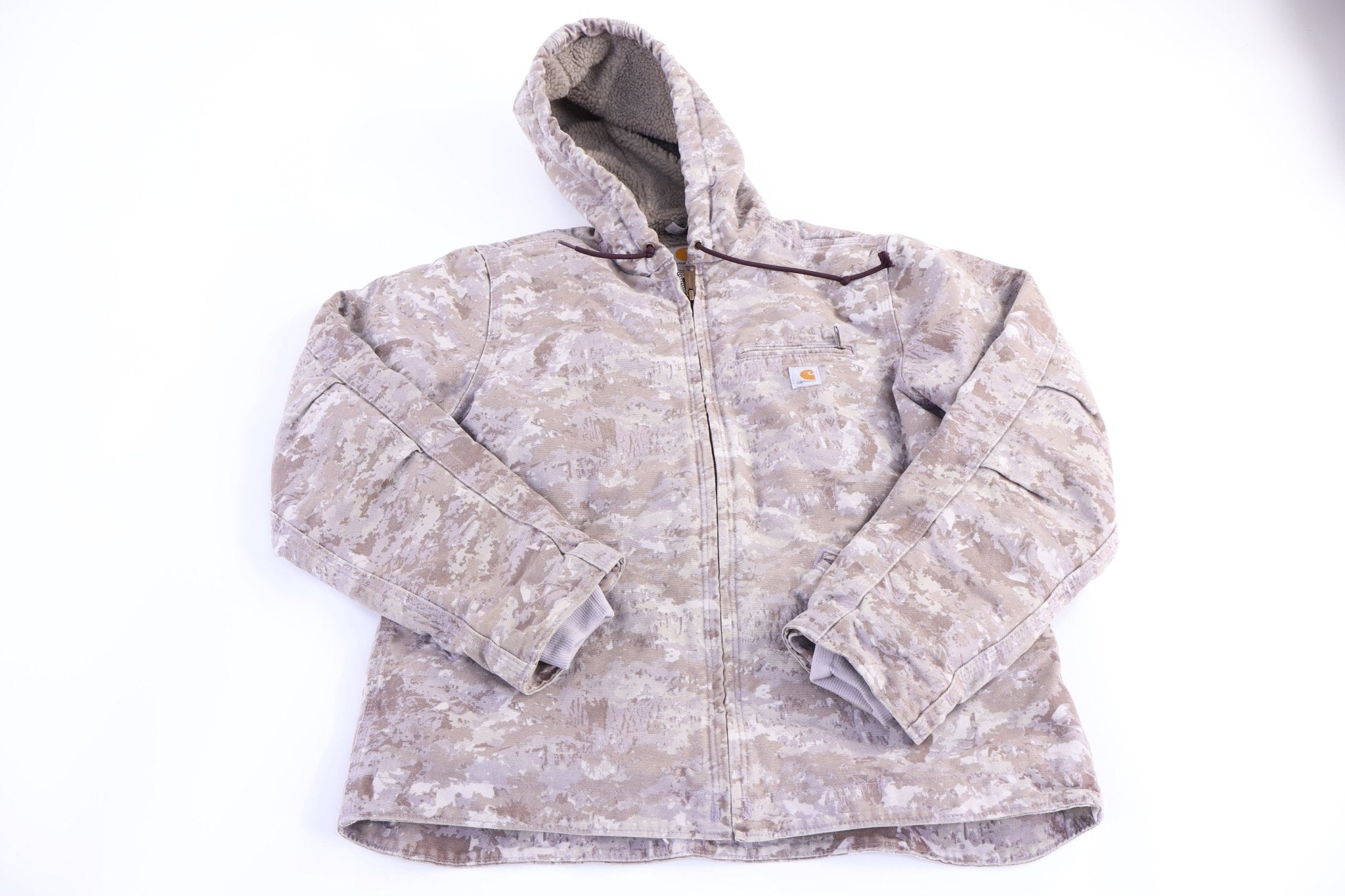 Women's Carhartt Logo Patch Full Zip Jacket - Jacket - Thrifted Threads