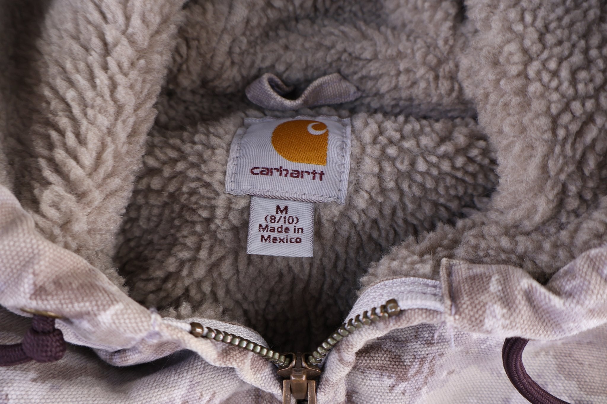 Women's Carhartt Logo Patch Full Zip Jacket - Jacket - Thrifted Threads