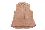 Women's Carhartt Logo Patch Full Zip Vest - Vest - Thrifted Threads