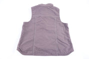 Women's Carhartt Logo Patch Grey Full Zip Vest - Vest - Thrifted Threads