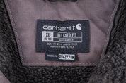 Women's Carhartt Logo Patch Grey Full Zip Vest - Vest - Thrifted Threads