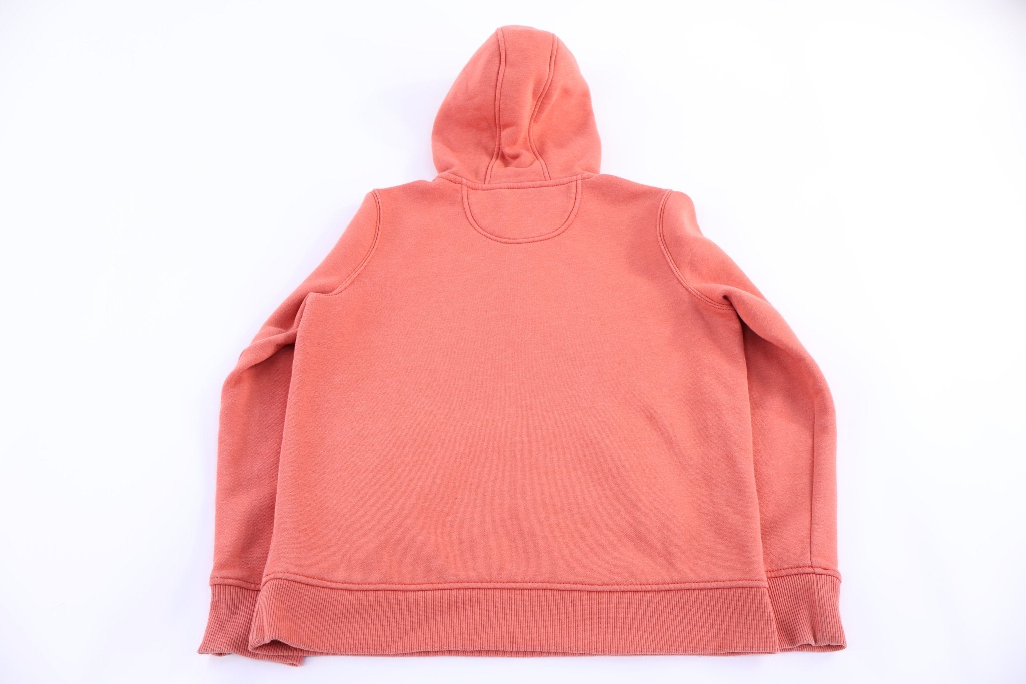 Women's Carhartt Logo Patch Orange Pullover Hoodie - Sweatshirt - Thrifted Threads