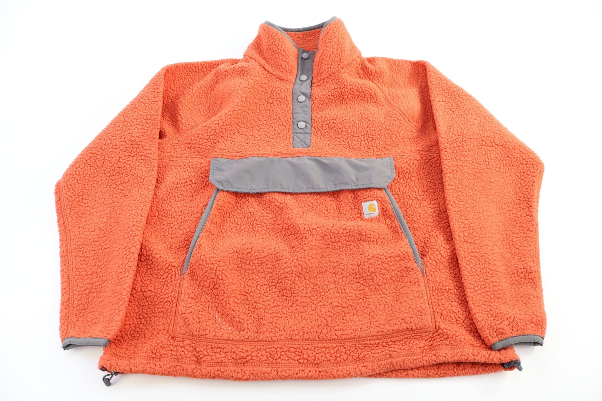 Women's Carhartt Logo Patch Orange Pullover Sweater - Sweater - Thrifted Threads