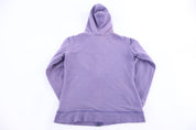 Women's Carhartt Logo Patch Purple Full Zip Jacket - Jacket - Thrifted Threads