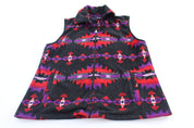 Women's Chaps Sport Fleece Patterned Zip Up Vest - Jacket - Thrifted Threads