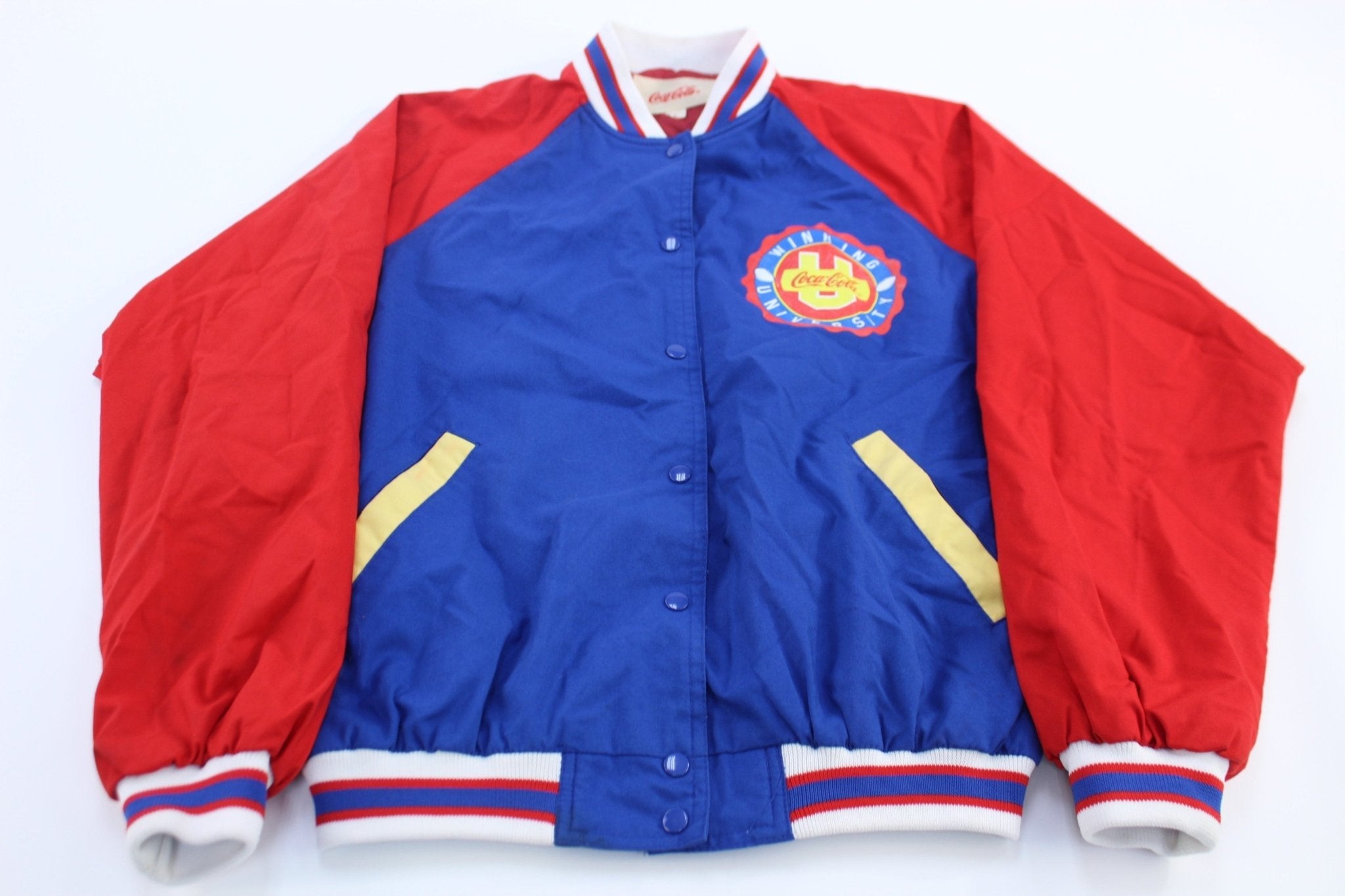 Women's Coca-Cola Cheerleader Winning Team University Jacket - Jackets - Thrifted Threads