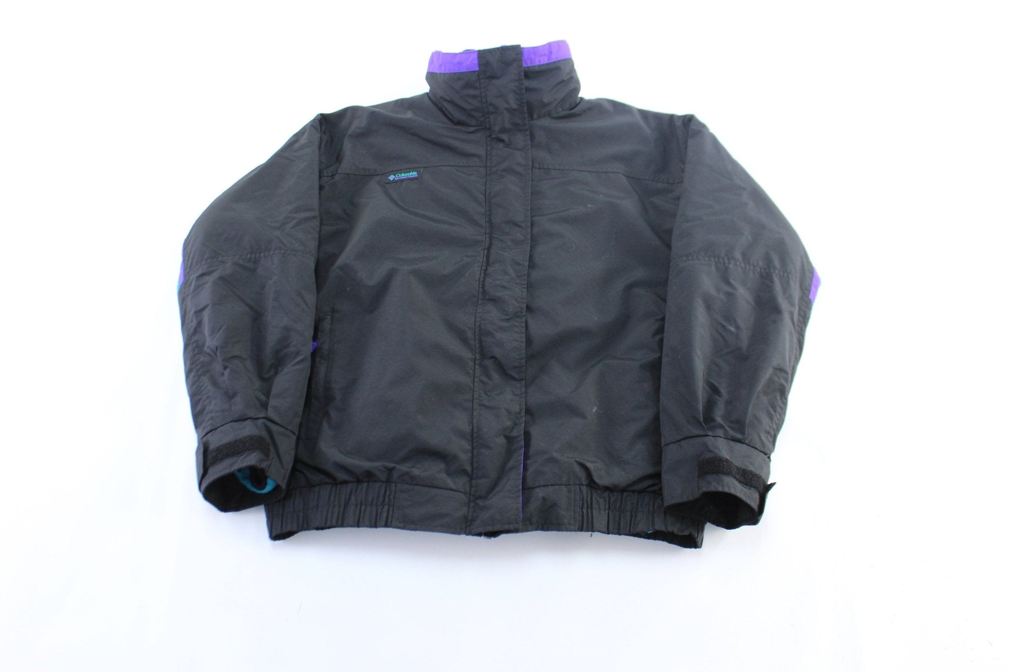 Women's Columbia Sportswear Aqua, Black, & Purple Jacket - Jacket - Thrifted Threads