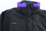 Women's Columbia Sportswear Aqua, Black, & Purple Jacket - Jacket - Thrifted Threads