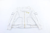 Women's Coogi Embroidered White Zip Up Jacket - Jacket - Thrifted Threads