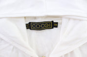 Women's Coogi Embroidered White Zip Up Jacket - Jacket - Thrifted Threads