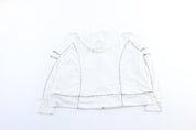 Women's Coogi Embroidered White Zip Up Jacket - Jacket - Thrifted Threads