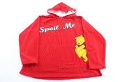 Women's Disney Embroidered Winnie The Pooh Pullover Hoodie - ThriftedThreads.com