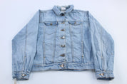 Women's Disney Mickey & Minnie Mouse Denim Jacket - ThriftedThreads.com