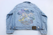 Women's Disney Mickey & Minnie Mouse Denim Jacket - ThriftedThreads.com