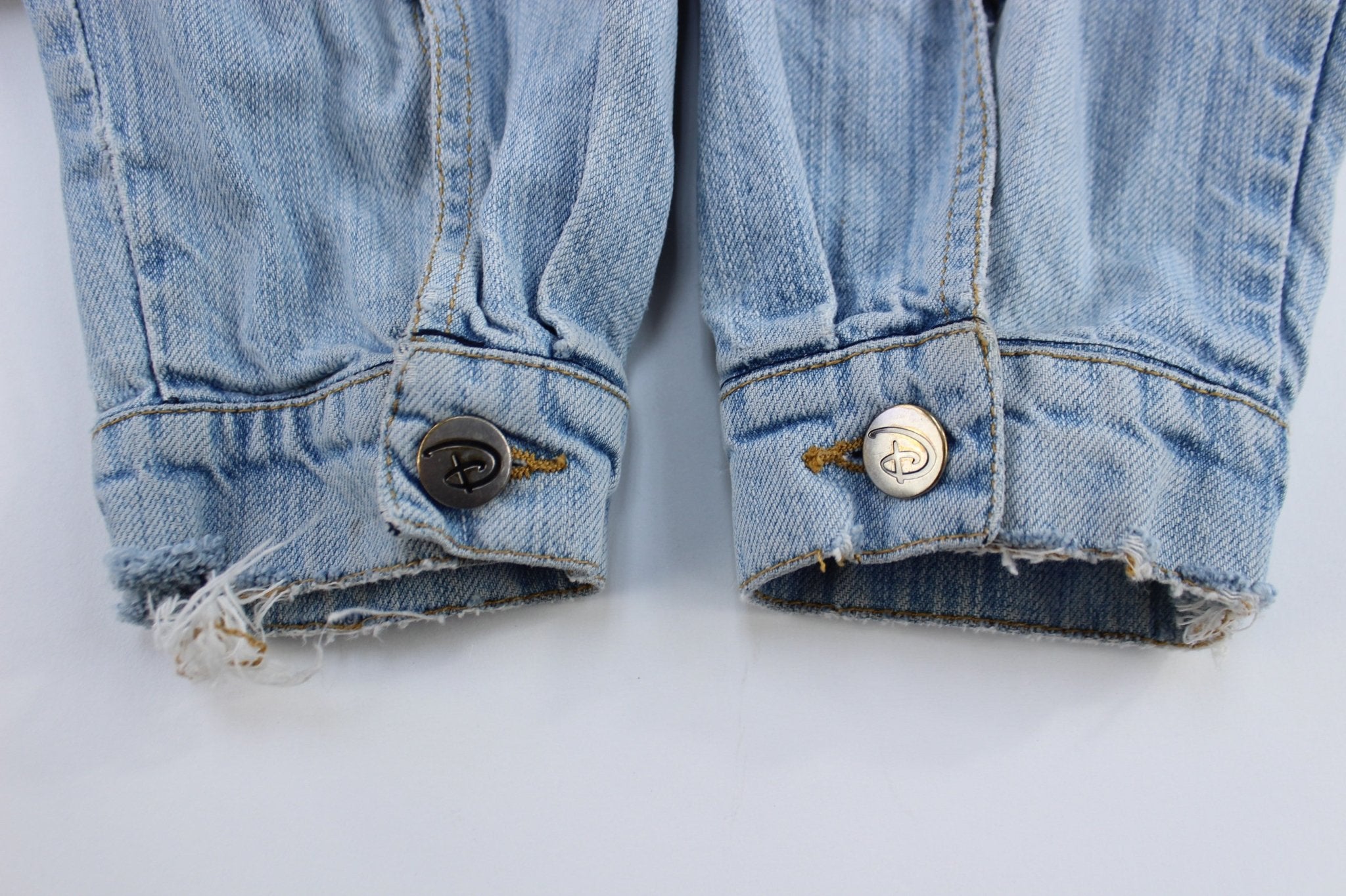 Women's Disney Mickey & Minnie Mouse Denim Jacket - ThriftedThreads.com