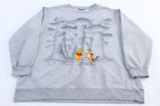 Women's Disney Winnie Pooh & Tigger Sweatshirt - ThriftedThreads.com