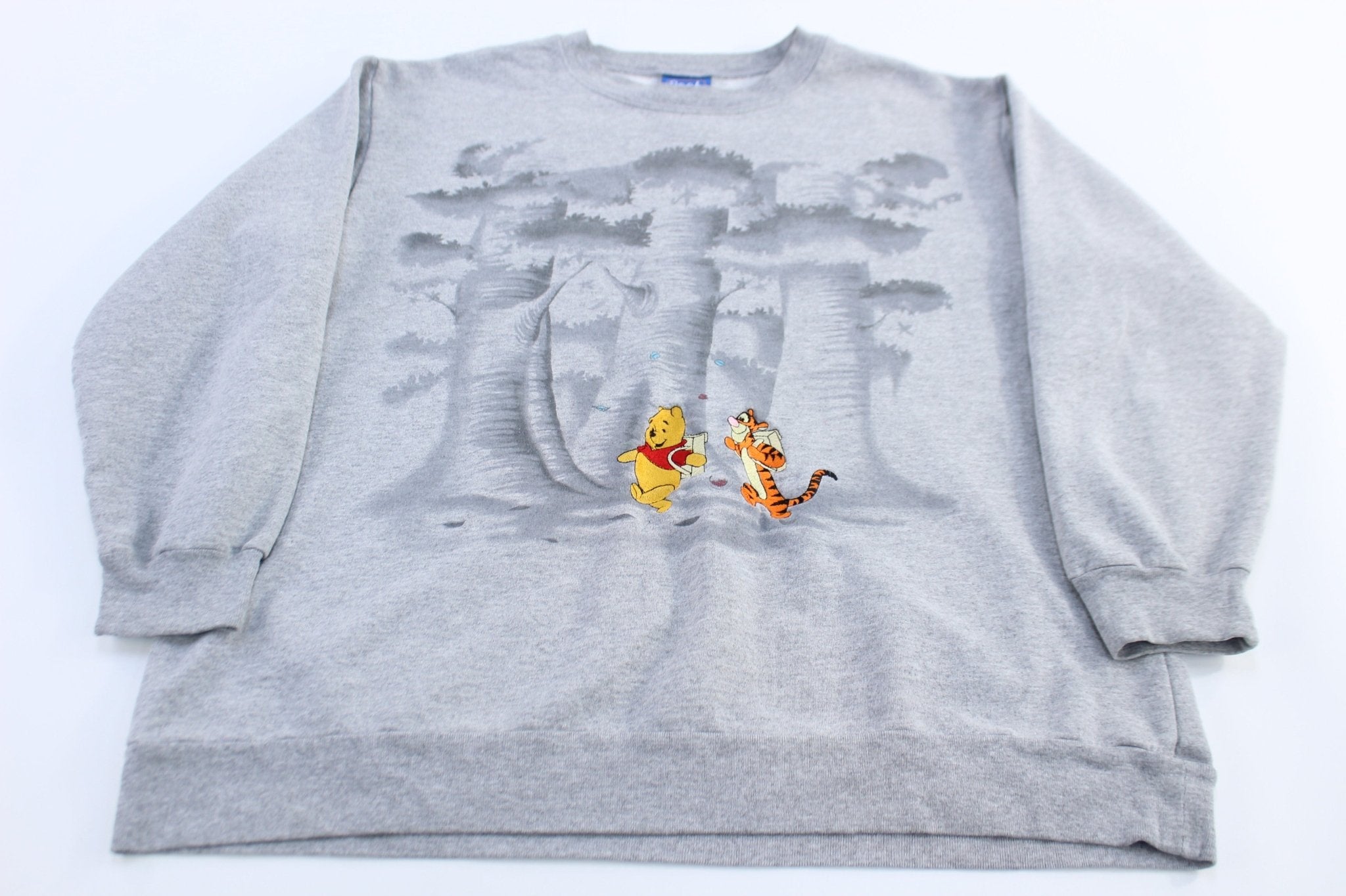 Women's Disney Winnie Pooh & Tigger Sweatshirt - ThriftedThreads.com