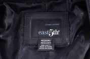 Women's East 5th Black Leather Jacket - Jacket - Thrifted Threads