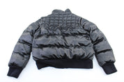 Women's Ecko Unltd. Embroidered Black Puffer Zip Up Jacket - Jackets - Thrifted Threads
