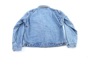 Women's Ethyl Denim Zip Up Jacket - ThriftedThreads.com
