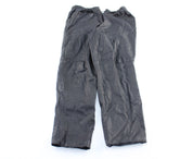 Women's Evan Davies Black Leather Pants - ThriftedThreads.com
