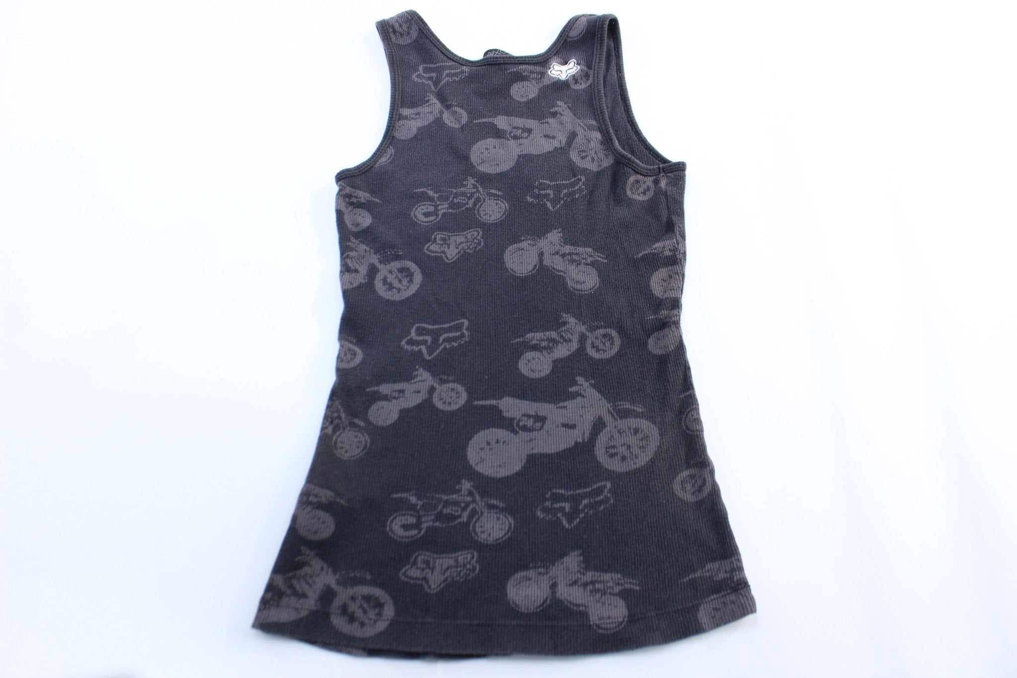 Women's Fox Embroidered Logo All Over Print Tank Top - Jerseys/Tanks - Thrifted Threads