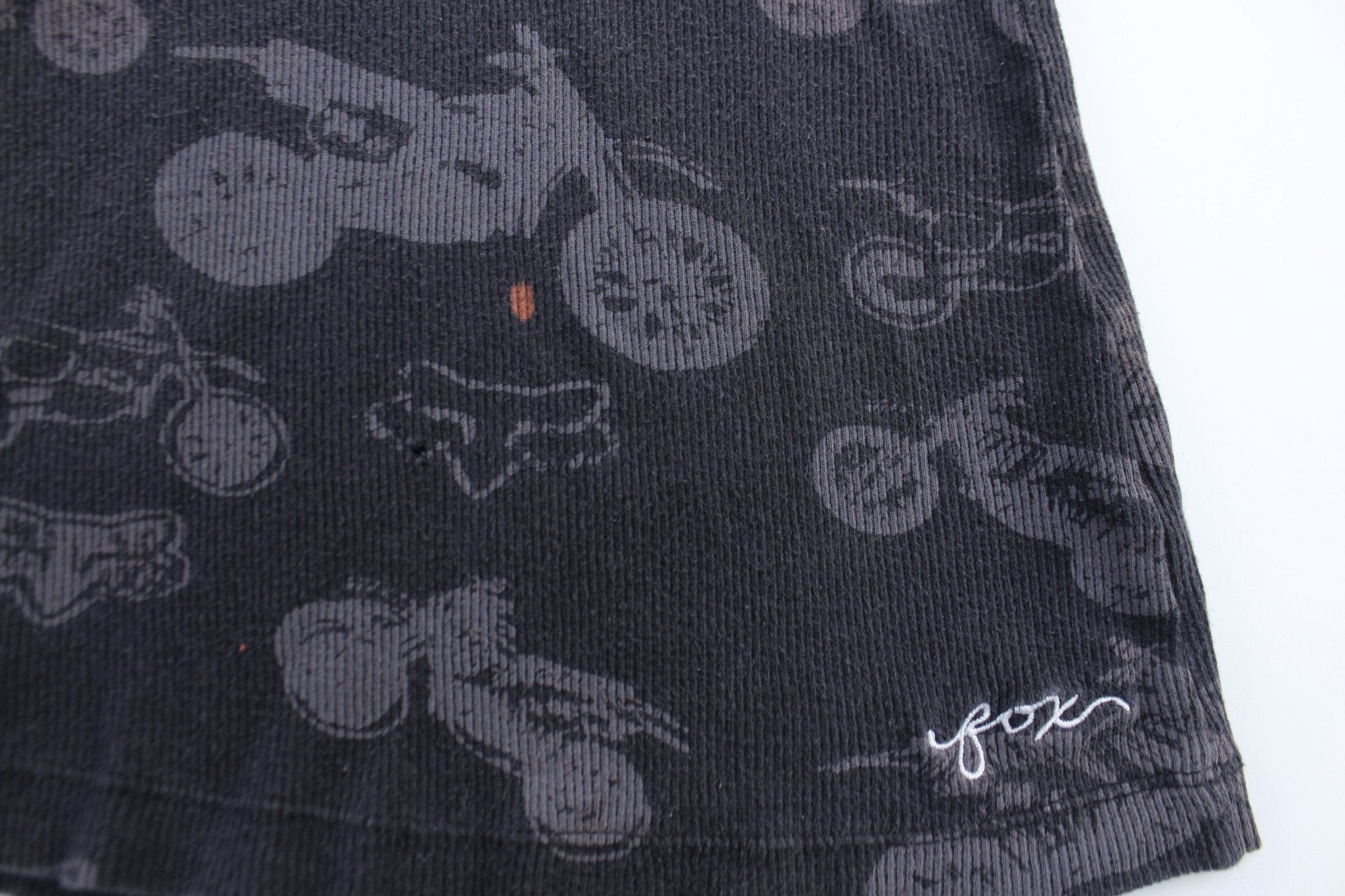 Women's Fox Embroidered Logo All Over Print Tank Top - Jerseys/Tanks - Thrifted Threads