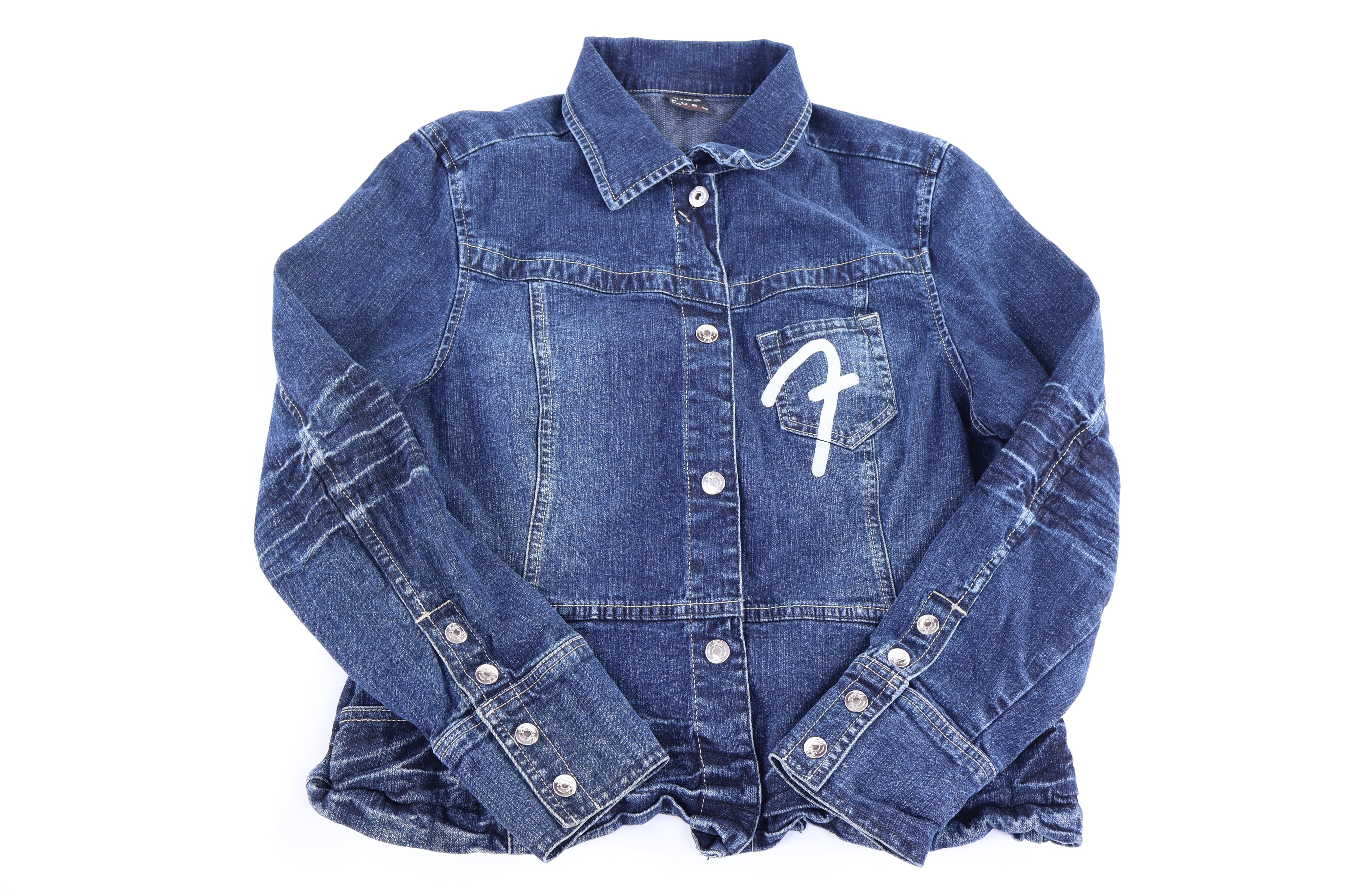 Women's FUBU Dark Wash Denim Jacket - Jacket - Thrifted Threads