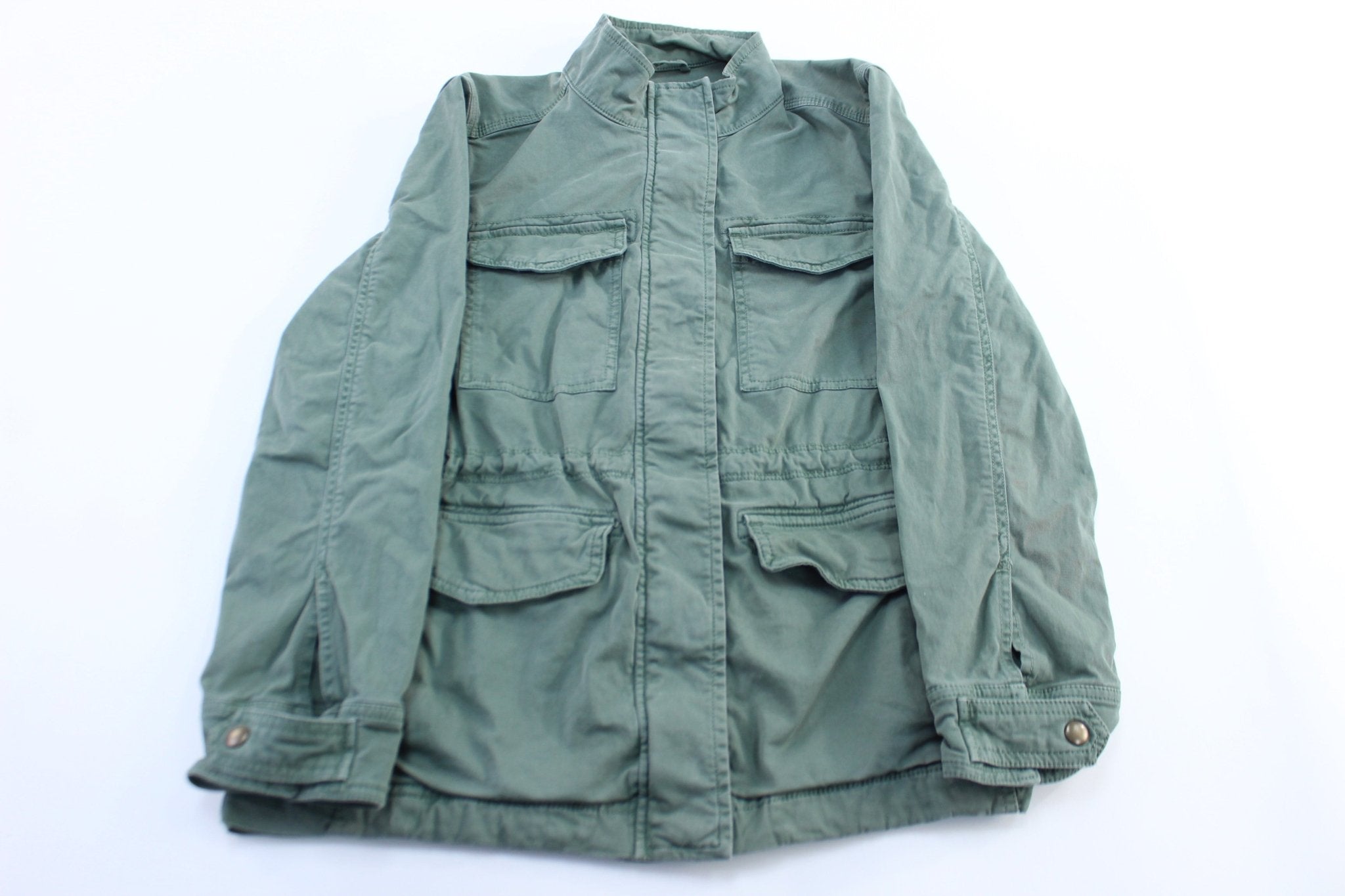 Women's Gap Canvas Utility Green Jacket - ThriftedThreads.com