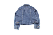 Women's Gap Dark Wash Denim Jacket - ThriftedThreads.com