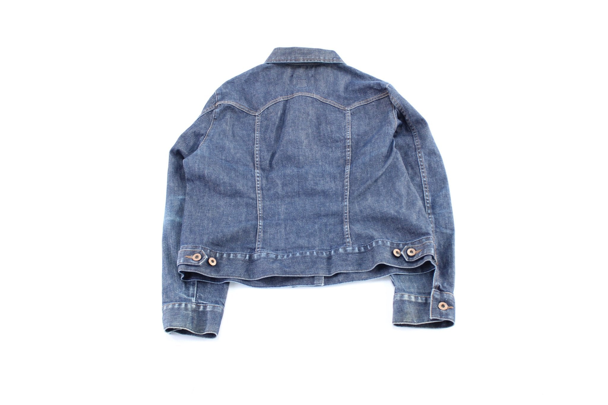 Women's Gap Dark Wash Denim Jacket - ThriftedThreads.com