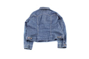 Women's Gap Dark Wash Denim Jacket - ThriftedThreads.com