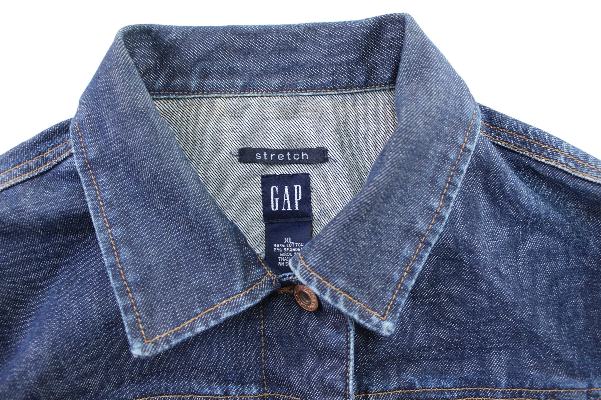 Women's Gap Dark Wash Denim Jacket - ThriftedThreads.com