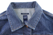 Women's Gap Dark Wash Denim Jacket - ThriftedThreads.com