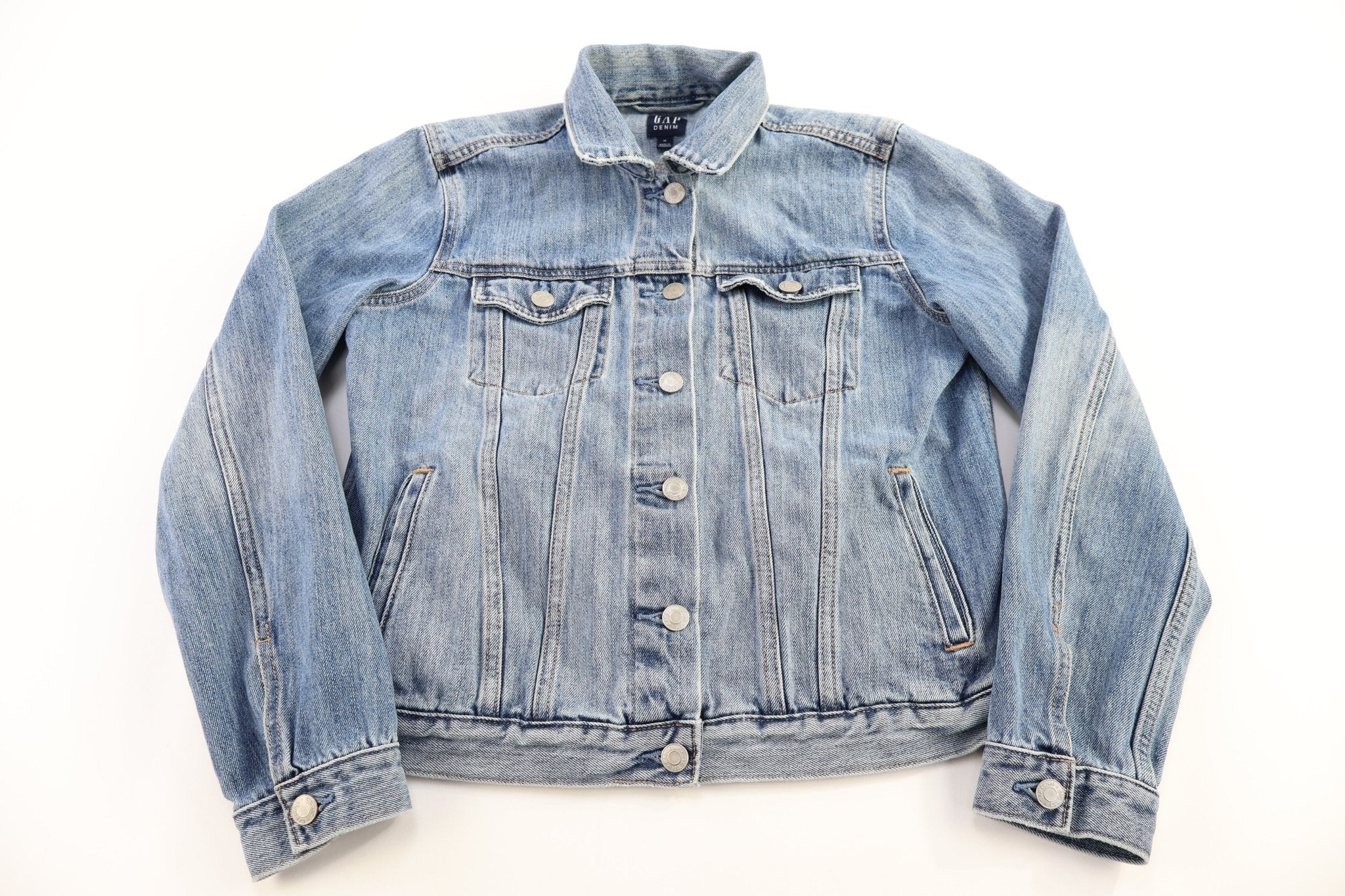 Women's GAP Medium Wash Denim Jacket - Jacket - Thrifted Threads