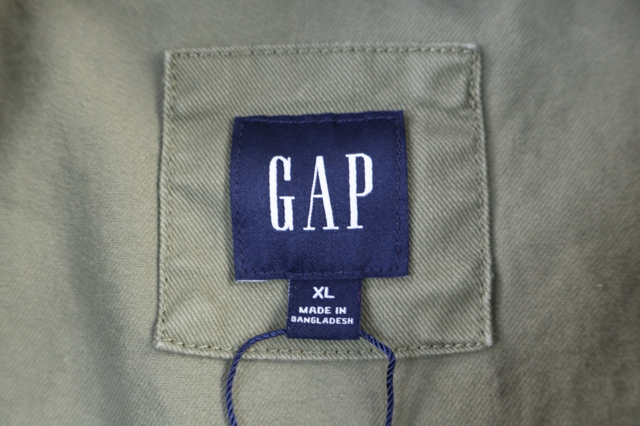 Women's GAP Olive Green Full Zip Jacket - jacket - Thrifted Threads