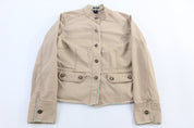 Women's GAP Tan Button Down Jacket - Jacket - Thrifted Threads