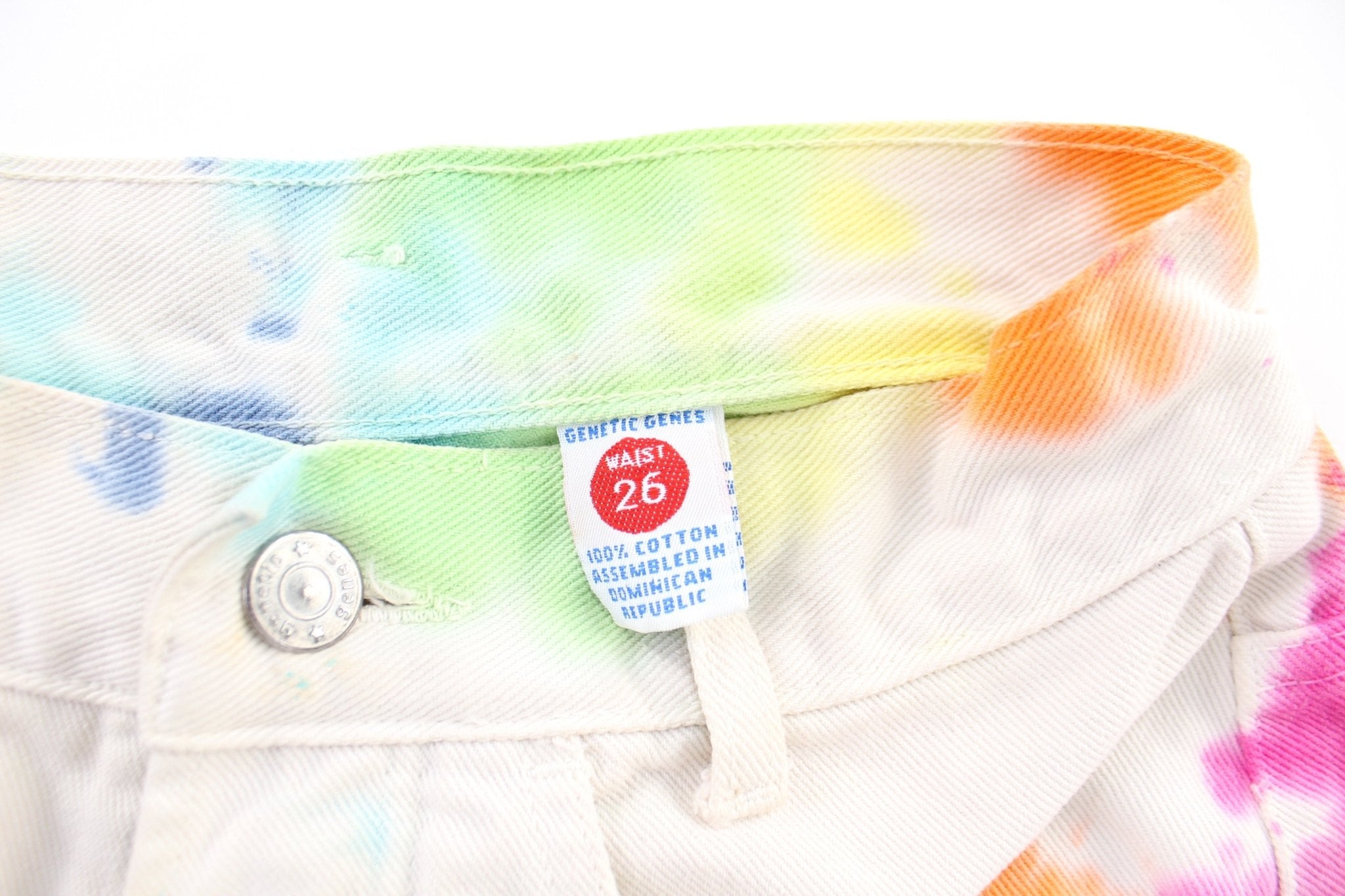 Women's Genetic Genes Tie - Dye Shorts - ThriftedThreads.com