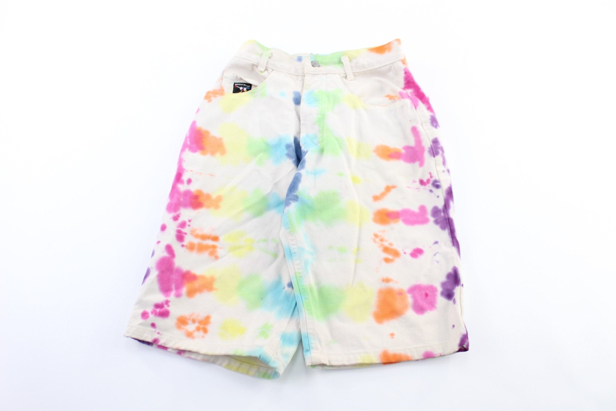 Women's Genetic Genes Tie - Dye Shorts - ThriftedThreads.com