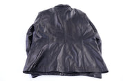 Women's George Black Full Zip Leather Jacket - Jacket - Thrifted Threads
