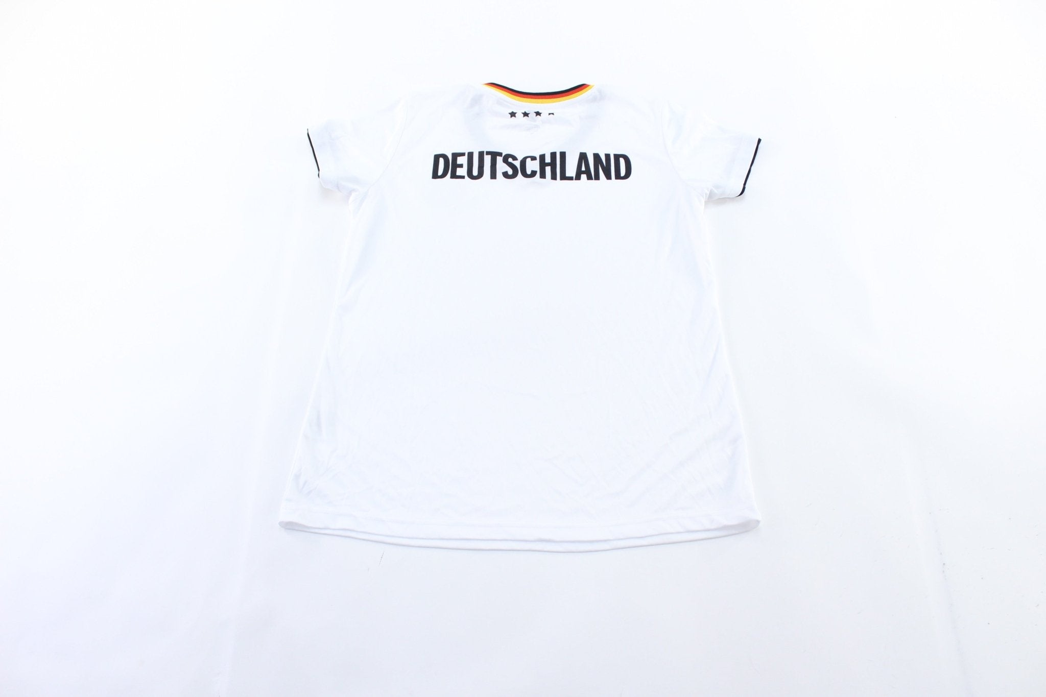 Women's Germany Embroidered Patch Soccer Jersey - ThriftedThreads.com